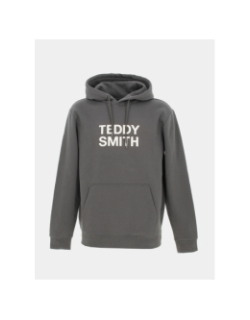 Sweat à capuche siclass gris anthracite homme - Teddy Smith