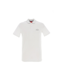 Polo back print blanc homme - Oxbow