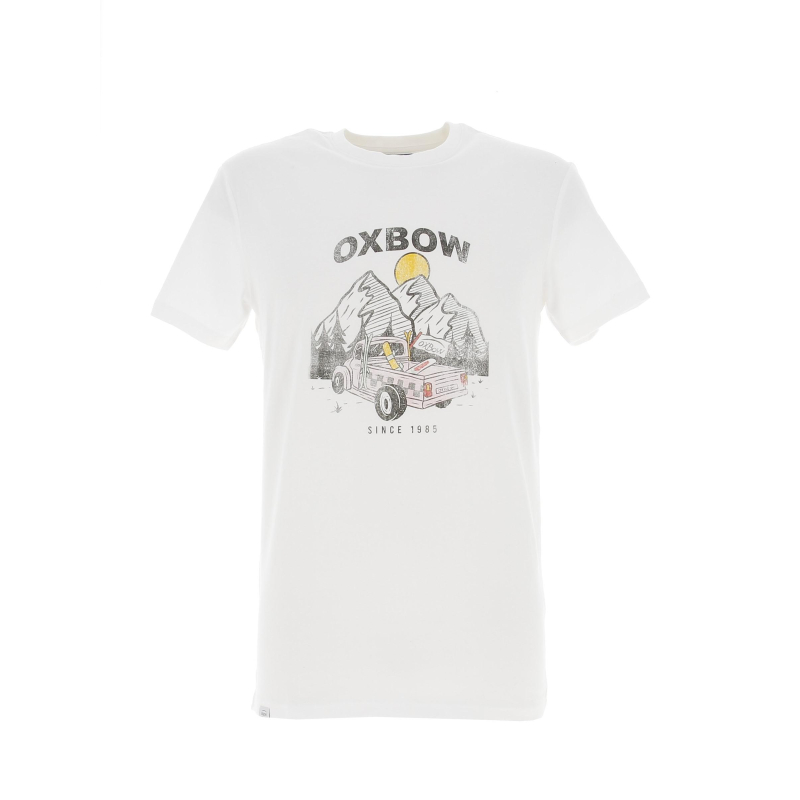 T-shirt adventure pick up blanc homme - Oxbow