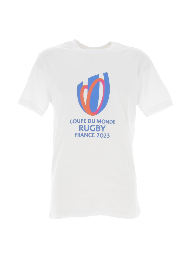 T-shirt rugby coupe du monde france 23 blanc homme - Holiprom