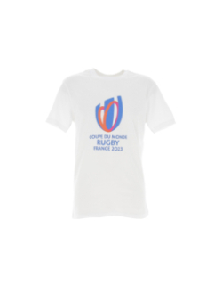 T-shirt rugby coupe du monde france 23 blanc homme - Holiprom