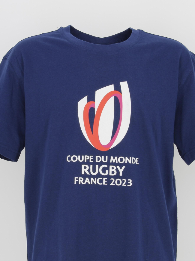 T-shirt rugby coupe du monde france 2023 bleu homme - Holiprom