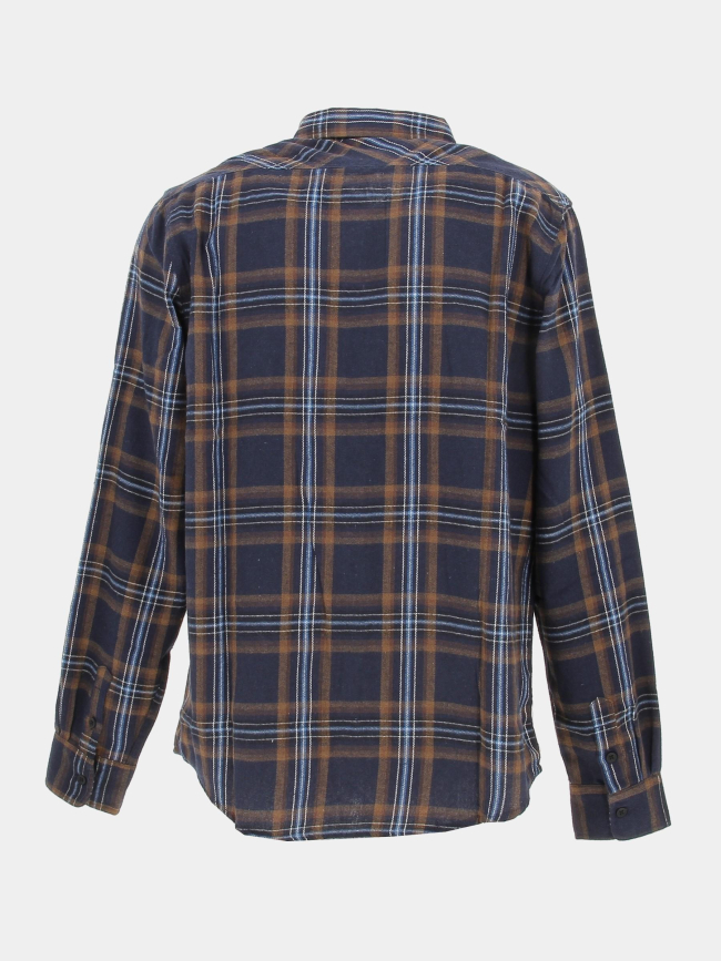 Chemise à carreaux plaid marron homme - Von Dutch