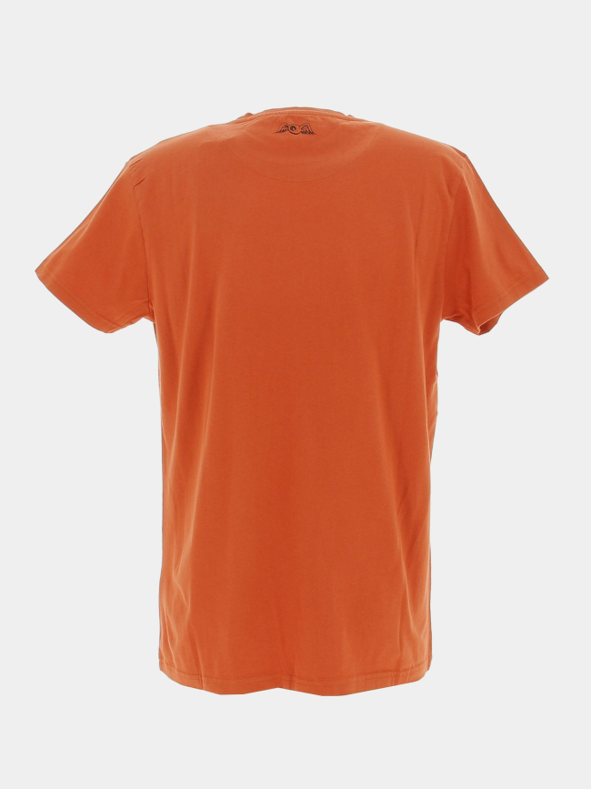 T-shirt biker ride free orange homme - Von Dutch
