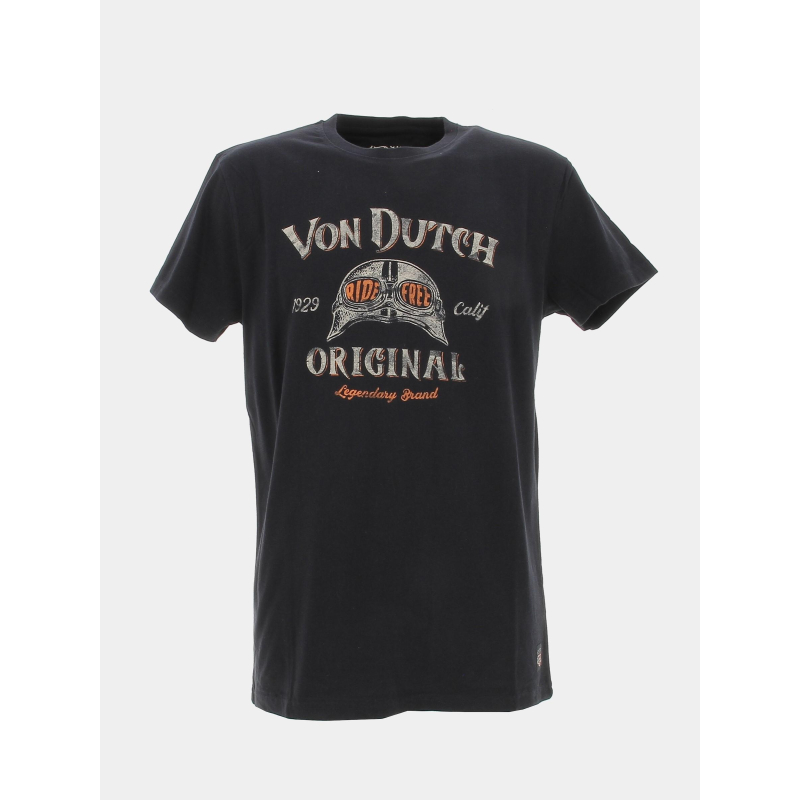 T-shirt biker ride free noir homme - Von Dutch