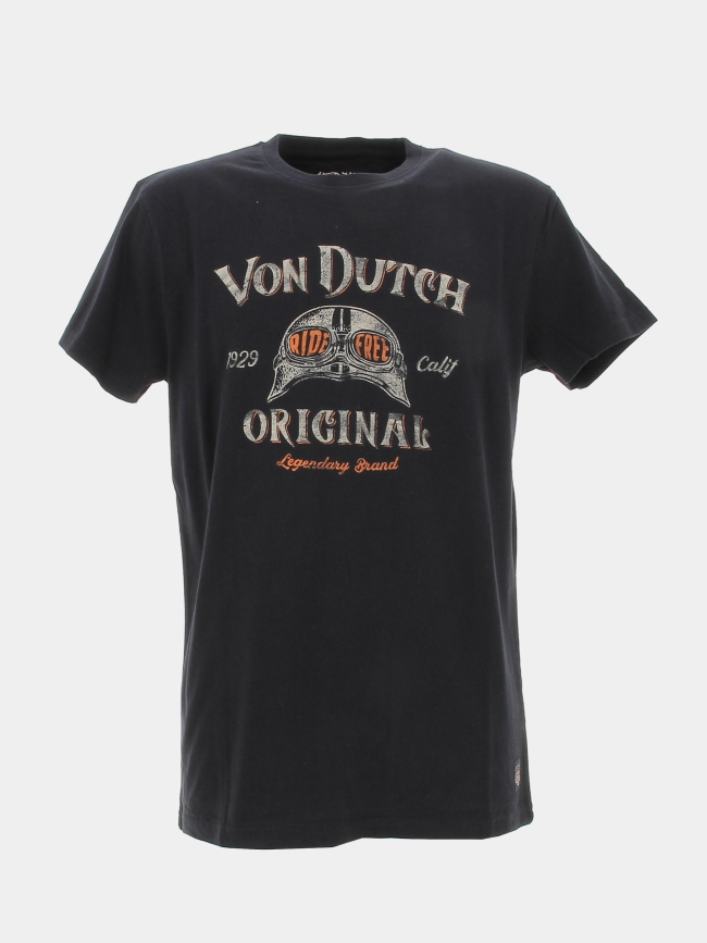 T-shirt biker ride free noir homme - Von Dutch