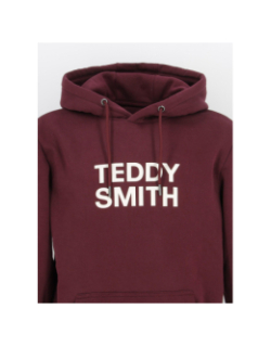 Sweat à capuche siclass bordeaux homme - Teddy Smith