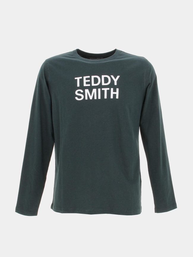 T-shirt manches longues ticlass 3 vert enfant - Teddy Smith