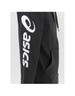 Sweat à capuche zippé big logo noir homme - Asics