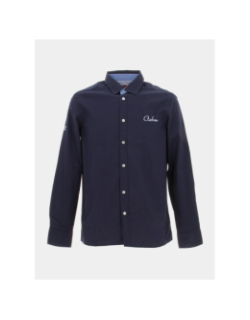 Chemise logo manuscrit bleu marine homme - Oxbow