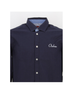 Chemise logo manuscrit bleu marine homme - Oxbow