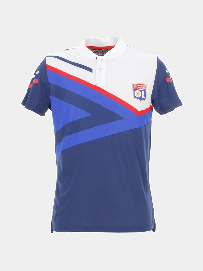 Polo de football training boost bleu homme - Olympique Lyonnais