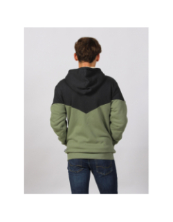 Sweat à capuche basement plush vert homme - Picture