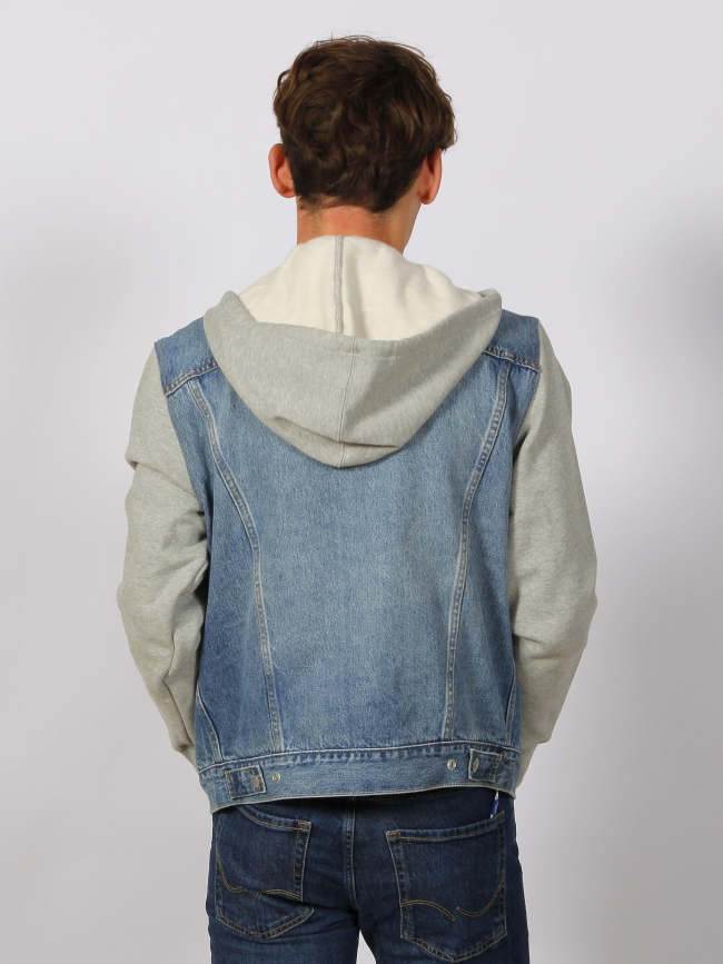 Veste en jean hybrid trucker bleu homme - Levi's