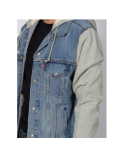 Veste en jean hybrid trucker bleu homme - Levi's