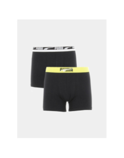 Pack 2 boxers placed noir garçon - Puma