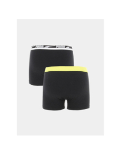 Pack 2 boxers placed noir garçon - Puma