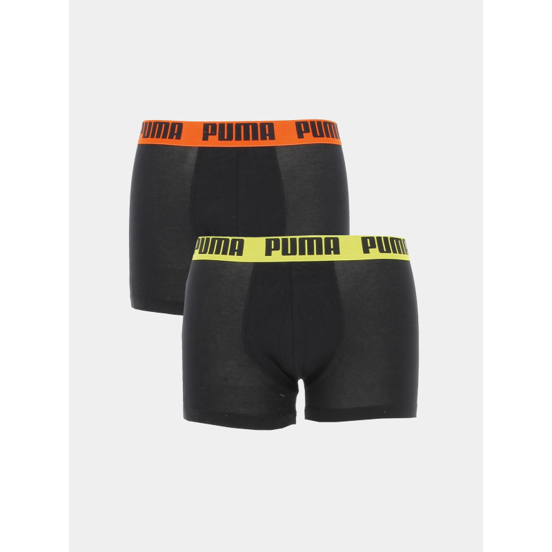 Pack 2 boxers basic color noir homme - Puma