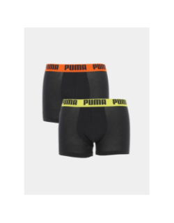 Pack 2 boxers basic color noir homme - Puma