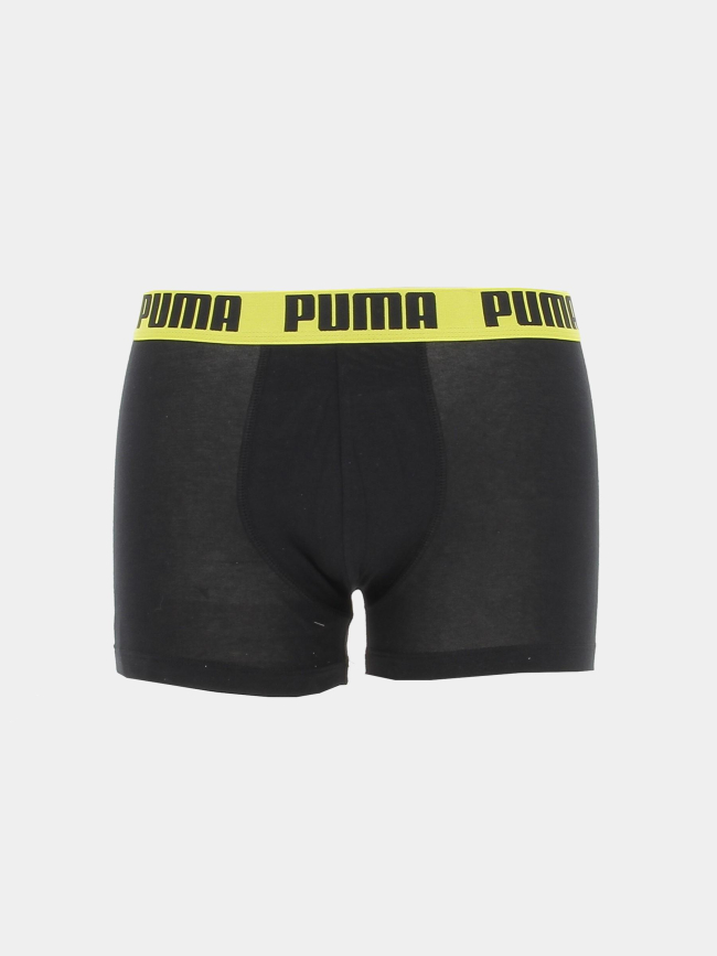 Pack 2 boxers basic color noir homme - Puma