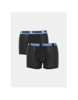 Pack 2 boxers basic bleu noir homme - Puma