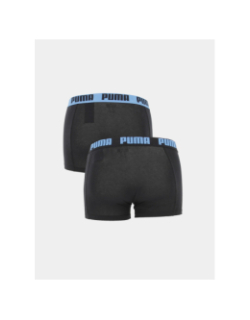 Pack 2 boxers basic bleu noir homme - Puma