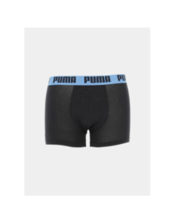 Pack 2 boxers basic bleu noir homme - Puma