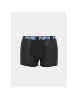 Pack 2 boxers basic bleu noir homme - Puma