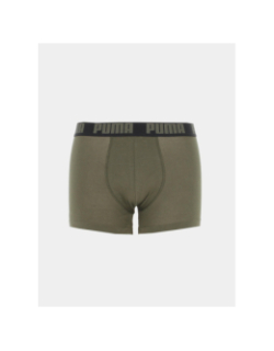 Pack 2 boxers basic noir / kaki homme - Puma