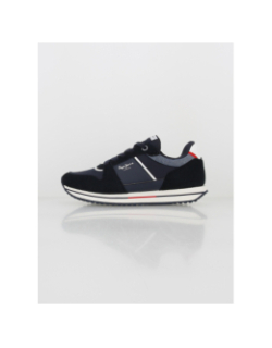 Baskets tour basic bleu marine homme - Pepe Jeans