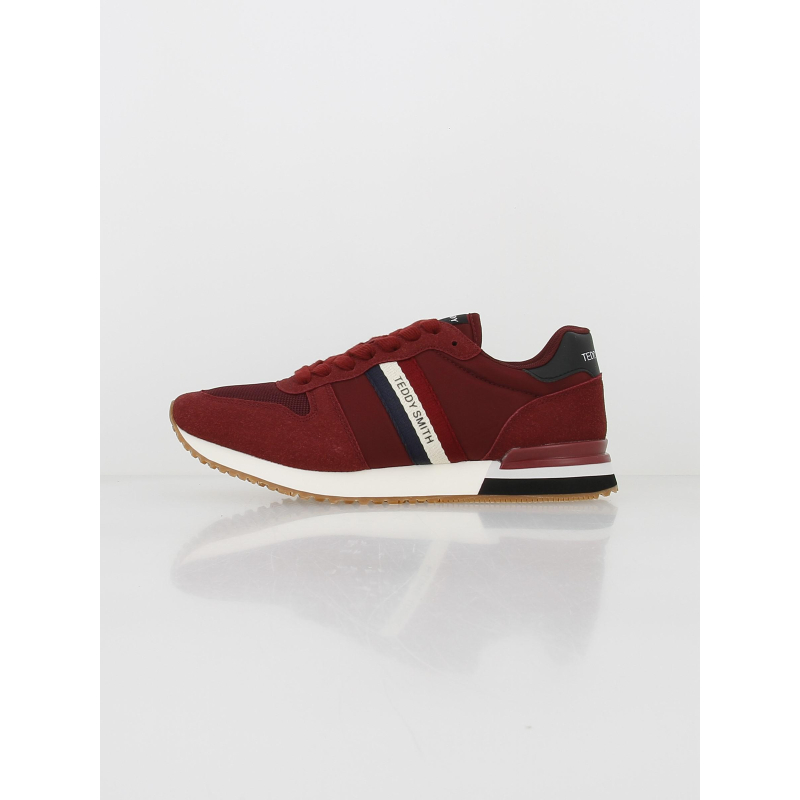 Baskets textile burgundy bordeaux homme - Teddy Smith