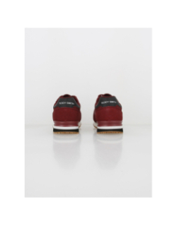 Baskets textile burgundy bordeaux homme - Teddy Smith