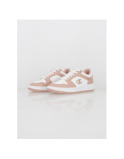 Baskets basses rebound 2.0 rose blanc femme - Champion