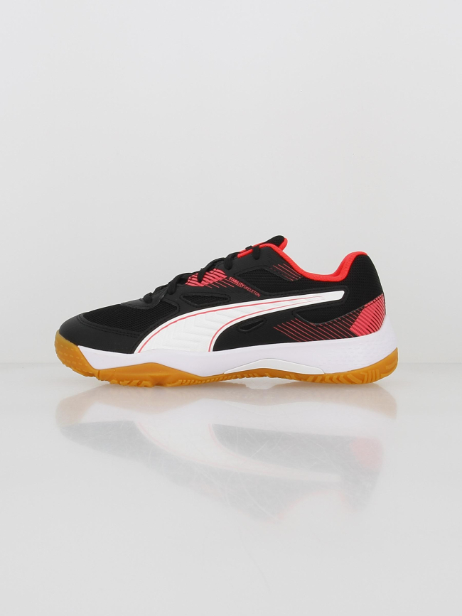 Chaussures de handball solarflash II noir rose enfant - Puma