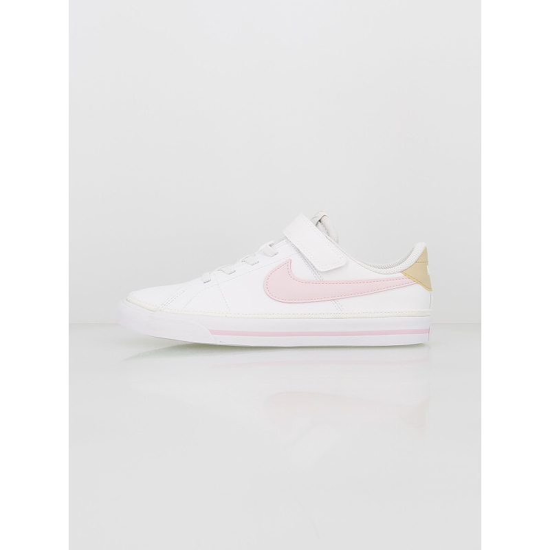 Baskets court legacy scratch psv blanc rose fille - Nike