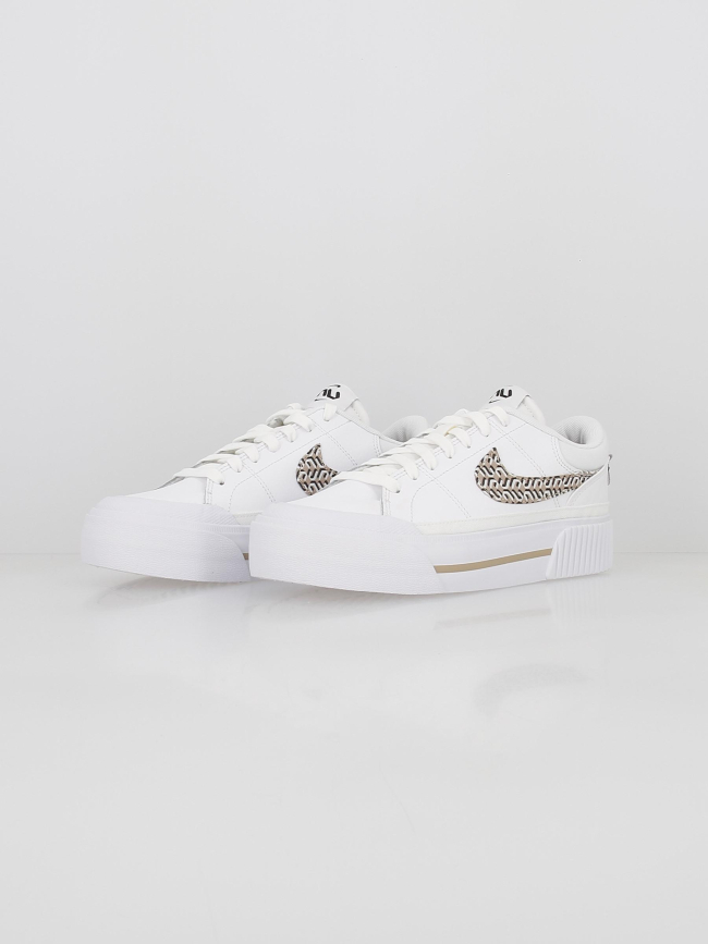 Baskets court legacy lift swoosh motifs blanc femme - Nike