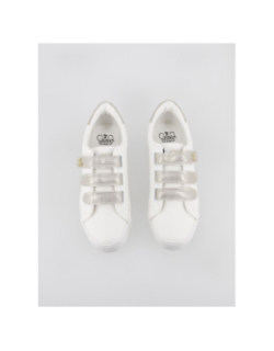 Baskets basses vic cooper blanc femme - Le Temps Des Cerises