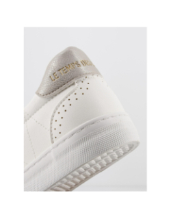 Baskets basses vic cooper blanc femme - Le Temps Des Cerises