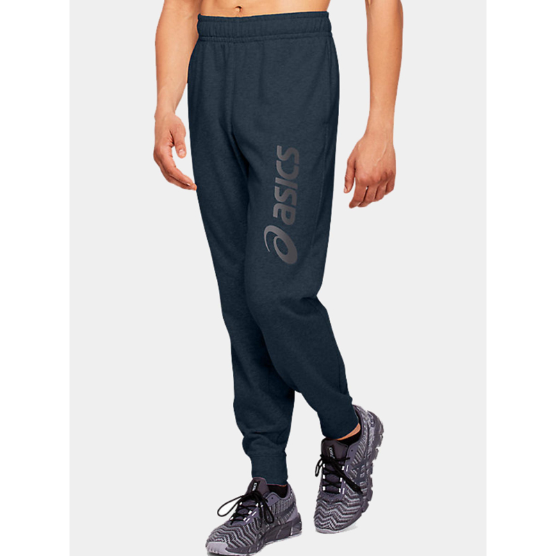 Jogging big logo bleu homme - Asics