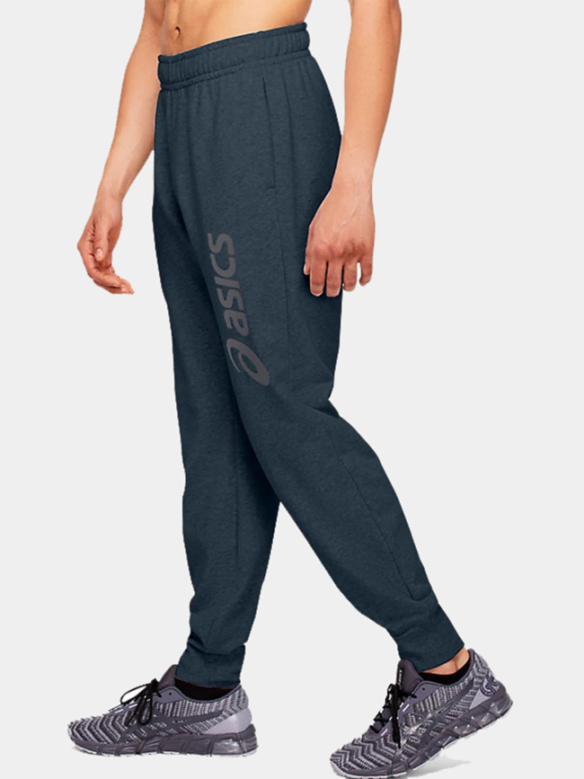 Jogging big logo bleu homme - Asics