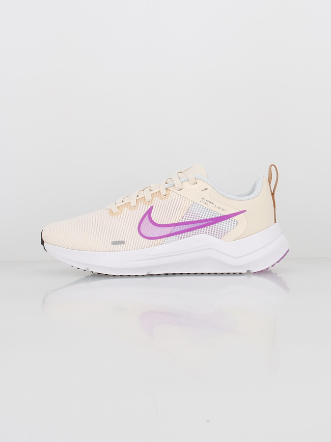 Chaussures de running downshifter beige femme - Nike