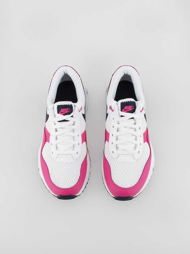 Air max baskets system rose/blanc fille - Nike