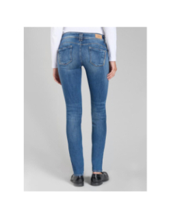 Jean taille mi-haute slim bleu femme - Le Temps Des Cerises