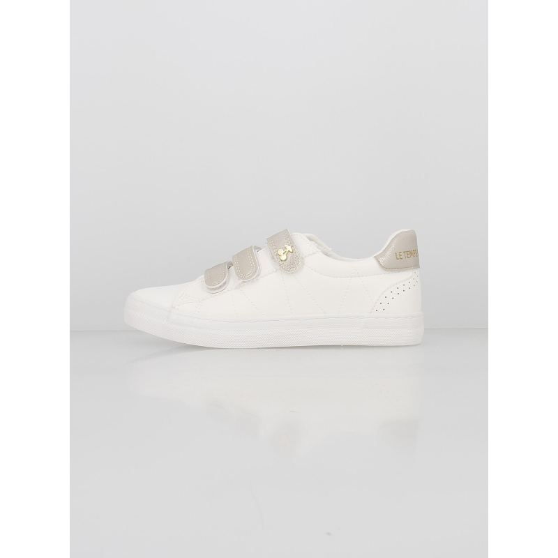 Baskets basses vic cooper blanc femme - Le Temps Des Cerises