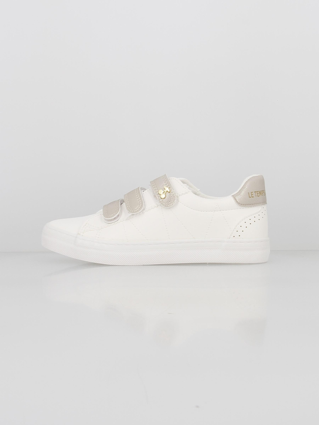 Baskets basses vic cooper blanc femme - Le Temps Des Cerises