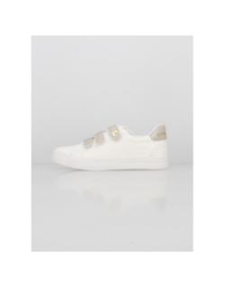 Baskets basses vic cooper blanc femme - Le Temps Des Cerises