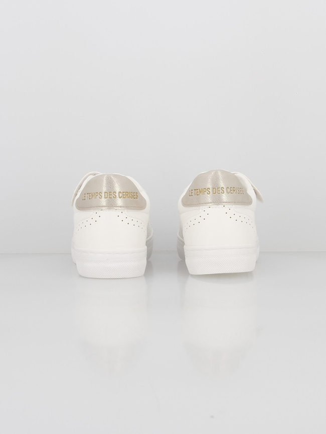 Baskets basses vic cooper blanc femme - Le Temps Des Cerises