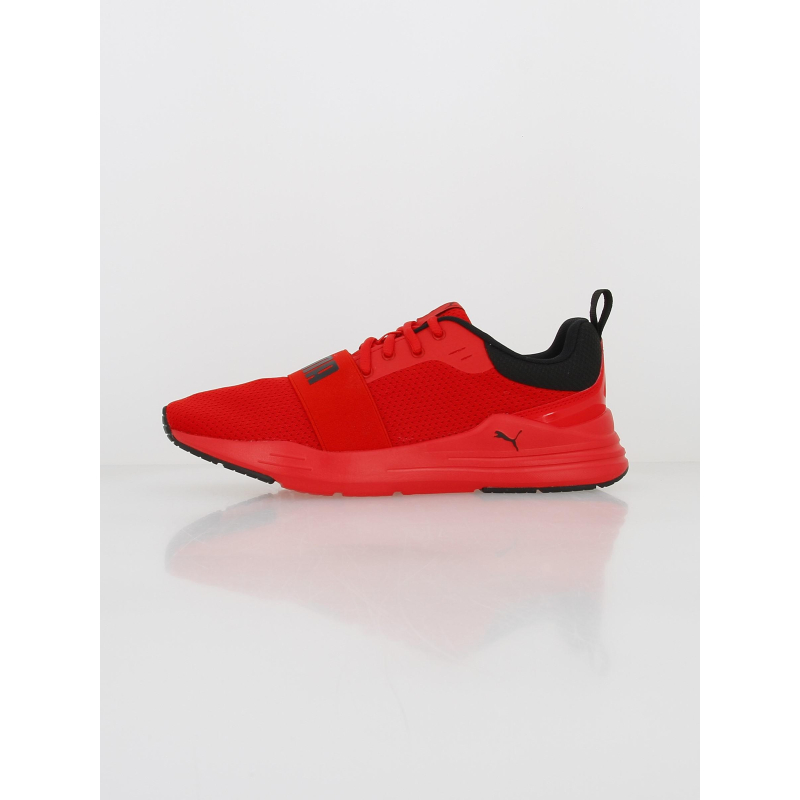 Baskets wired run noir rouge homme - Puma