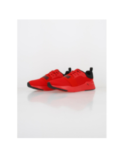 Baskets wired run noir rouge homme - Puma