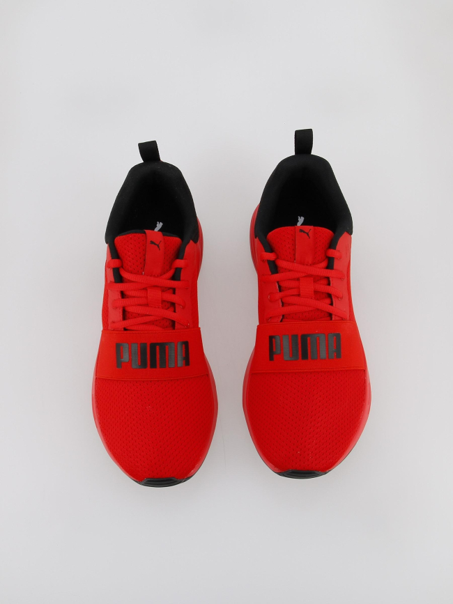 Baskets wired run noir rouge homme - Puma